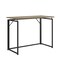 Homeroots 40" Gray Wood and Stainless Steel Computer Desk 723733 - alternate 5