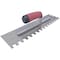 Marshalltown Notched Trowel, 1/2 x 1/2 x 1/2 Square Notch, 16 x 4 Blade, Large Format Tile NT696 - alternate 2