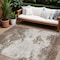 Homeroots 10' X 14' Brown And Beige Abstract Washable Indoor Outdoor Area Rug 599471 - alternate 1