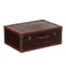 Vintiquewise Vintiquewise Vintage-Style Wooden Display Suitcase Box with Faux Leather Trim & Brass Hardware QI003235 - alternate 1