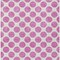Homeroots 3' X 5' Blush And Ivory Polka Dot Washable Indoor Outdoor Area Rug 614875 - alternate 4