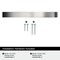 Amerock Parabolic 5-1/16 inch (128mm) Center-to-Center Polished Chrome Cabinet Pull, 25PK 25VMP3734726 - alternate 2