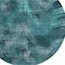 Homeroots 8' Teal Blue Aqua And Gray Round Abstract Washable Indoor Outdoor Area Rug 587154 - alternate 3