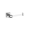 Amerock Glacio Clear/Chrome Contemporary Single Post Toilet Paper Holder BH36061C26 - alternate 1