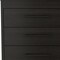 Homeroots 59" Black Six Drawer Double Dresser 544018 - alternate 6