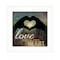 Homeroots Love with all Your Heart 3 White Framed Print Wall Art 407774 - alternate 1