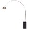 Leisuremod Arco Lamp with Marble Cube Base, Black, Black AL22BL - alternate 3