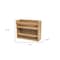 Homeroots Wall Mounted 13.13in Wood Spice Rack 478231 - alternate 2