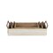 Homeroots Set of Three White Solid Wood And Metal Crate, 3PK 487716 - alternate 4