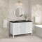 James Martin Vanities Myrrin 48" Single Vanity, Bright White, w/ 3 CM Phantome Eclos Top 485-V48-BW-3PHT - alternate 3