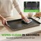 Nutrichef 24 in Stove Top Griddle Pan, Nonstick Double Burner Grill & Griddle Combo, Ridged & Flat Surfaces NCGRP48 - alternate 4