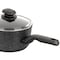 Korkmaz Ornella 2 Piece 2 Liter Quart Aluminum Nonstick Saucepan with Lid A1340 - alternate 4