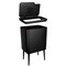 Home-Complete Trash Can 8.7-Gallon Trash Can with Lid, Removable Legs, & 3L Recycling/Compost Bin Odor-Resistant ST-TRSH-BL - alternate 1