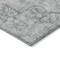 Homeroots 9' X 12' Silver Floral Medallion Washable Indoor Outdoor Area Rug 607942 - alternate 6