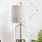 Jonathan Y Duncan 19.5" Glass/Metal LED Table Lamp, Brass/Clear JYL1033A - alternate 7