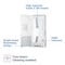 Tork Paper Towel Dispenser, Plastic, White 552520 - alternate 3