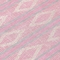 Homeroots 8' Pink Ivory And Gray Round Geometric Washable Indoor Outdoor Area Rug 599648 - alternate 3