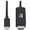 Tripp Lite USB C TO HDMI ADAPTER CABLE 4K, 4:4:4 THUNDERBOLT 3 BLACK 6FT U444-006-HBE - alternate 1