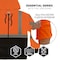 Ergodyne Hi-Vis Sweatshirt, M, Orange 22943 - alternate 5