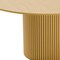 Homeroots 60" Brown Solid Wood Pedestal Base Round Top Dining Table 720978 - alternate 4