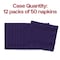 Smarty Had A Party Durable Purple Paper Beverage/Cocktail Napkins, 600PK 139371154-CASE - alternate 4