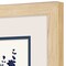 Homeroots Set Of Two Indigo Sketch Brown Framed Wall Art, 2PK 649153 - alternate 2