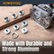 Powertec 10 Pcs Router Bushing Guide Set with Storage Case, Size 5/16" to 1" Router Inlay Kit 71051 - alternate 2