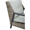 Outdoor Expressions 4-Piece Wicker Chat Set with PFAS-Free Fabric 857652 - alternate 6