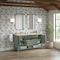 James Martin Vanities Breckenridge 60" Double Vanity, Smokey Celadon, w/ 3 CM Tajnar Eclos Top 330-V60D-SC-3TJR - alternate 3