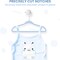 Simple Deluxe Kids Velvet Hangers, 11 Inch Durable Children Hangers for Closet, Blue, 30PK HKHANGVELVETKID30BLU - alternate 5