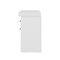 Homeroots 58" White Wood Writing Desk With Two Drawers 723768 - alternate 5