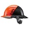 Lift Safety DAX Carbon Fiber Full Brim 50-50 (Orange/Black) - ANSI-C, TYPE 1 HDF50C-19OC - alternate 2