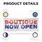 Signmission Boutique Now Open, 18 Inch x 48 Inch, Vinyl Banner B-30492 - alternate 3