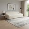 Homeroots 89" Cream Faux Fur Sofa 571366 - alternate 5