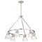 Nuvo Gianna, 6 Light Chandelier, Brushed Nickel Finish, Clear Glass 60/8335 - alternate 5
