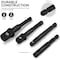Neiko Impact Socket Adapter and Magnetic Bit Holder Set, 4-Piece Set, CR-V Steel 00244A - alternate 5