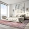 World Rug Gallery Vintage Inspired Machine Washable Non Slip Area Rug 7 ft 7 in x 9 ft 6 in Red 6029RED8X10 - alternate 4