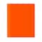 C-Line Products 8-1/2" x 11" Orange Two-Pocket Heavyweight Poly Portfolio Folder with Prongs, 25EA/BX, 6BX/CT 33962-BX - alternate 2
