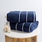 Lavish Home 2-Piece Bath Towel Set Quick Dry Large 34x68in Bath Towels for Shower, Gym, Spa, or Dorm, Navy 67-0036-N - alternate 1
