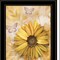 Homeroots Set Of Two Flowers and Butterflies 2 Black Framed Print Wall Art, 2PK 407178 - alternate 3