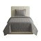 Lavish Home 2-Piece Twin Quilt Set Bedspread & Pillow Sham with Embossed Diamond Pattern Lightweight Quilt Set 66-001-TGY - alternate 4