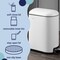 Happimess Roland 10.6-Gallon Step-Open Trash Can, Cotton White HPM1010C - alternate 4