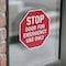 Signmission Stop Door for Emergency Use Only, 4 inch X 4 inch, Vinyl Decal, 2PK OC-D-2PACK-4-279 - alternate 2