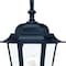 Homeroots Matte Black Glass Lantern Wall Light 398617 - alternate 4