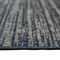 Homeroots 8' Runner Gray and Blue Striped Stain Resistant Indoor Outdoor Runner Rug 531664 - alternate 3