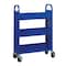 Hirsh Hirsh Single-sided Mobile Book Cart for Schools, Classic Blue 21790 - alternate 1