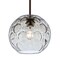 Besa Lighting Bombay Stem Pendant, Clear, Bronze Finish, 1x60W Incandescent 1TT-BOMYCL-BR - alternate 1