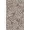 Homeroots 3' X 5' Brown And Ivory Palm Leaf Indoor Outdoor Area Rug 554901 - alternate 1
