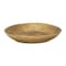 Homeroots 10in Gold Cast Iron Hammered Handmade Round Trinket Tray 634789 - alternate 1
