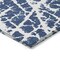 Homeroots 8' Blue And White Round Abstract Washable Indoor Outdoor Area Rug 559636 - alternate 4